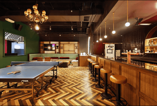 Chic Event Venue With Private Bar and Ping Pong