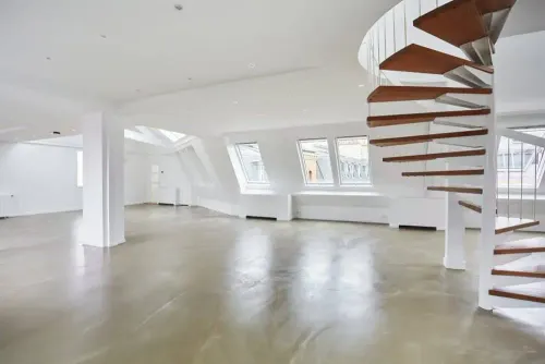 Stunning Spiral Staircase Loft With Eiffel Tower Views for Exclusive Events