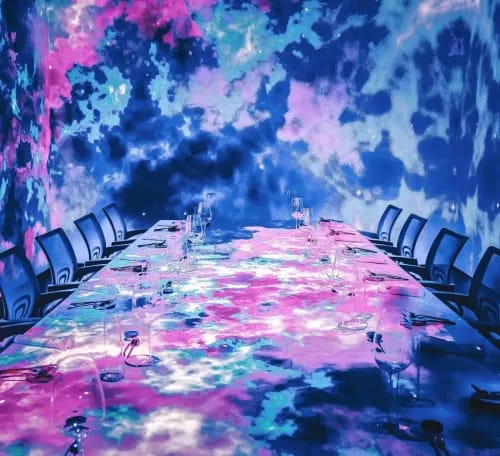 Immersive Digital Wonderland With Futuristic Setting for High-Tech Events
