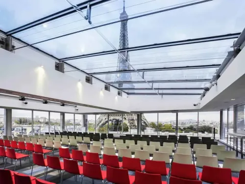 Splendid Glass Structure With Iconic Eiffel Tower Views for Elite Events