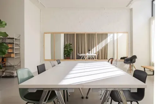 Enchanting Modern Studio With Scandinavian Decor for Creative Meetings