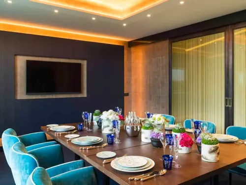 Luxe Contemporary Space With Refined Decor for Confidential Discussions