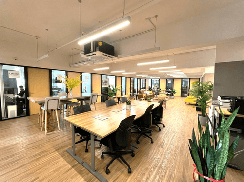 Innovative Coworking Space With Noise Reduced Walls