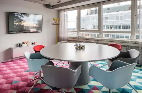 Bright and cozy space for creative encounters