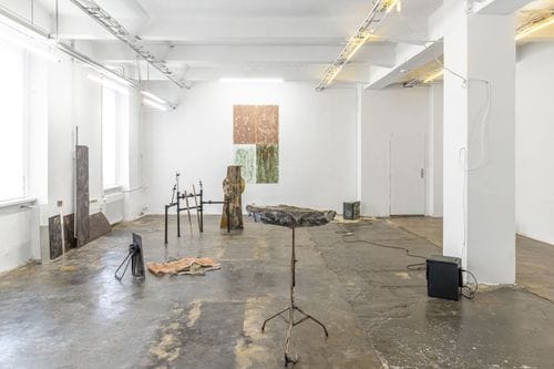 Contemporary Art Gallery With Sculptures and Abstract Design for Creative Events