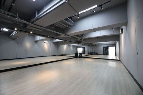 Industrial Event Venue With Mirror Wall