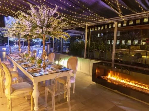 Enchanted Rooftop With Incredible City Views for Lavish Dinners