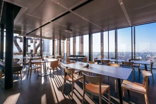 Panoramic Rooftop Venue With Modern Minimalism for Exclusive Events