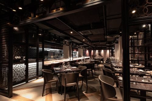 Elegant Modern Japanese Dining Space for Chic Corporate Dinners