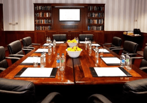 Executive Boardroom With a Classic Charm for Strategic Board Meetings