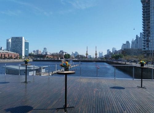 Rooftop Terrace Overlooking the River for Corporate Celebrations