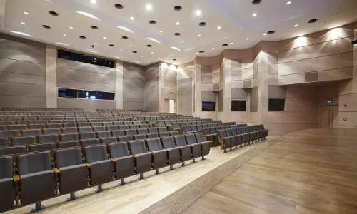 Neo-Classical Inspired Auditorium for Tech Symposiums