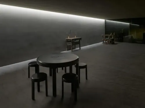 Striking Minimalist Bunker With Monochromatic Aesthetics for Exclusive Events