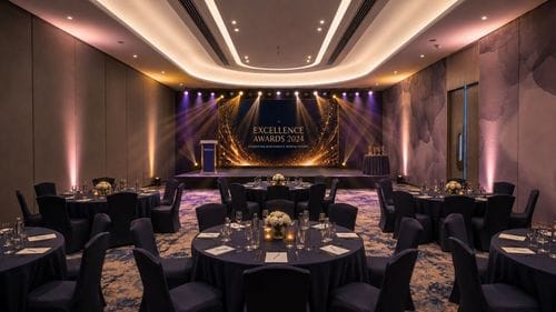 Adaptable Event Hall for Conferences and Awards Ceremonies