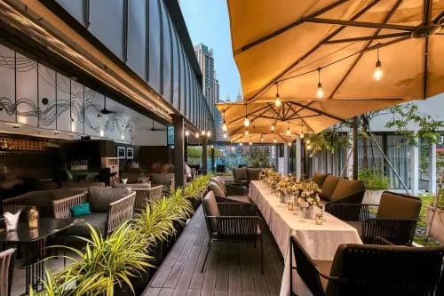 Open-Air Skyline Terrace Overlooking Kl Tower for Elegant Evening Events
