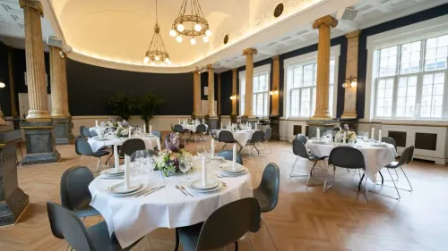 Grand Renaissance Ballroom With Original Stucco for Iconic Celebrations