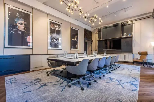 Sophisticated Boardroom With Contemporary Elegance for Strategic Meetings