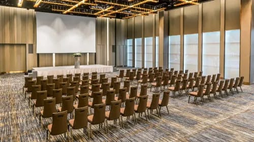 Grand Ballroom With a Unique Open Kitchen for Elite Gala Dinners