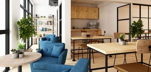 Chic Scandinavian-Inspired Workspace for Corporate Team Gatherings