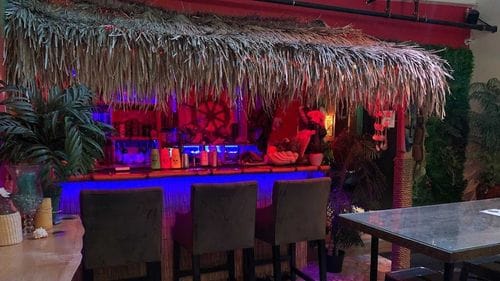 Colourful Tiki Bar