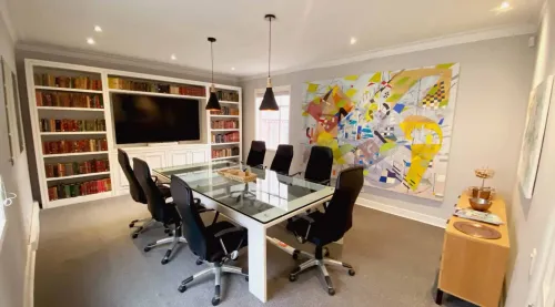 Luminous Meeting Room With a Quirky Design