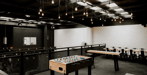 Industrial Chic Venue With Playful Touches for Casual Gatherings and Events