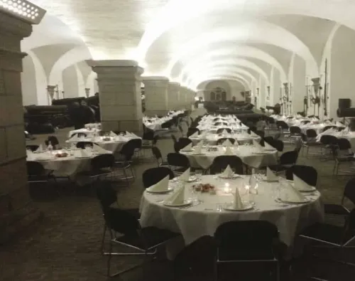 Iconic Neoclassical Hall With Timeless Archways for Exclusive Cultural Events