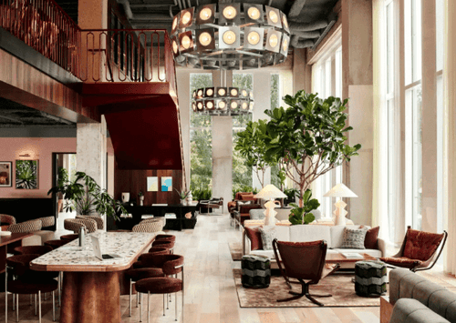 Residential-Style Coworking Loft with Open Communal Layout