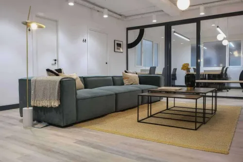 Modern space with a cosy atmosphere