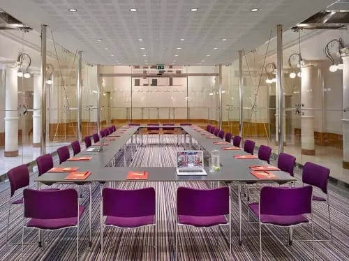 Sleek Glass-Enclosed Space With a Professional Ambience for Exclusive Gatherings