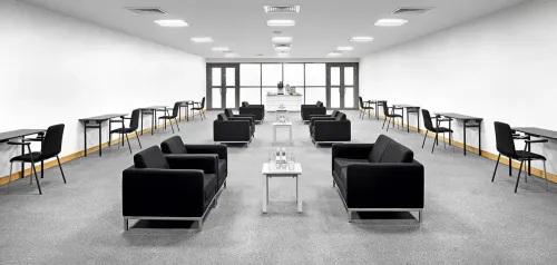 Bright Modern Space With Minimalist Design for Small Conferences
