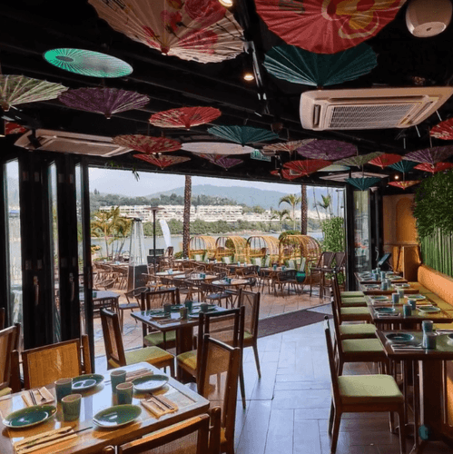 Charming Seafront Venue With Asian Flair for Al Fresco Celebrations