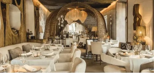 African-Inspired Dining Space for High-Profile Corporate Dinners