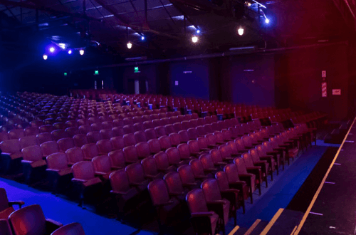 Spacious Industrial Theatre for Large-Scale Corporate Events