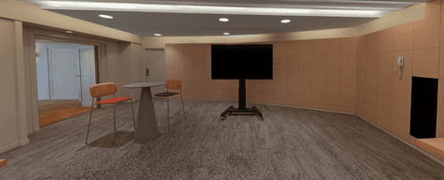 Versatile Conference Room With Sleek Design and High-Tech Equipment