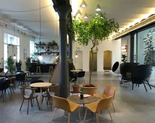 Green-Filled Industrial Haven for Inspiring Corporate Gatherings