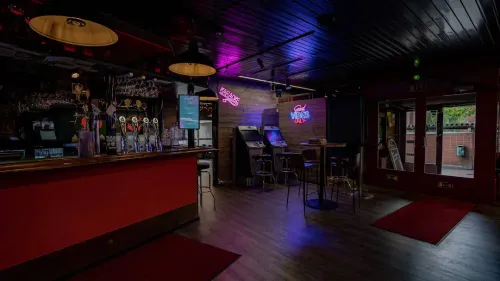 Retro-Chic Venue With Karaoke and Games for Dynamic After-Work Events