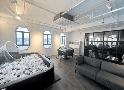 Futuristic Hideaway With Playful Edge and Rooftop Patio for Bold Gatherings