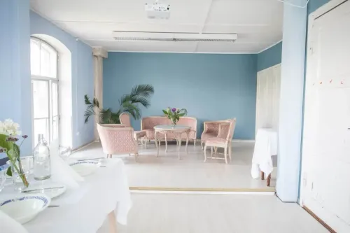 Sea Blue Room With a Homely Vibe