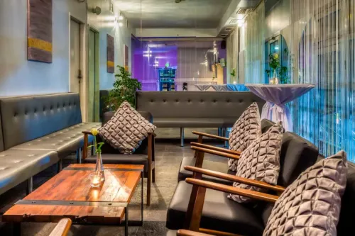 Sleek Modern Venue With Chic Interiors for Stylish Corporate Gatherings