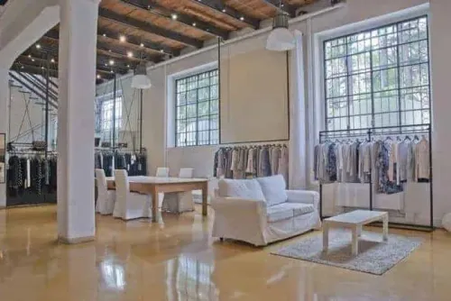 Timeless Industrial Elegance for Fashion Showrooms and Exclusive Events