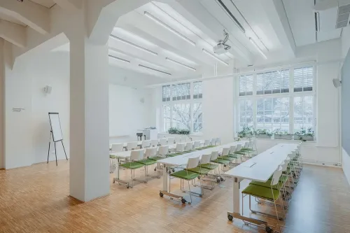 Light-Filled Conference Room for Workshops and Training