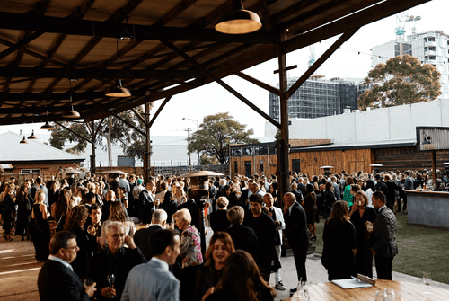 Versatile Event Space With Wood Interiors