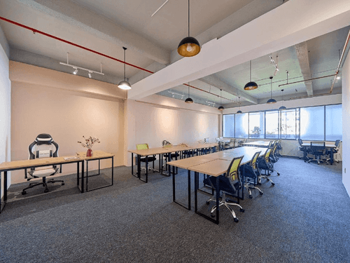 Bright Airy Studio With Skylight Grid for Group Work Sessions