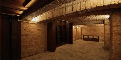 Historic Cellar With Exposed Brick and Arched Ceilings for Exclusive Meetings