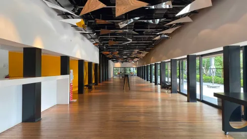 Eccentric Venue With Spectacular Geometric Ceiling for Corporate Receptions
