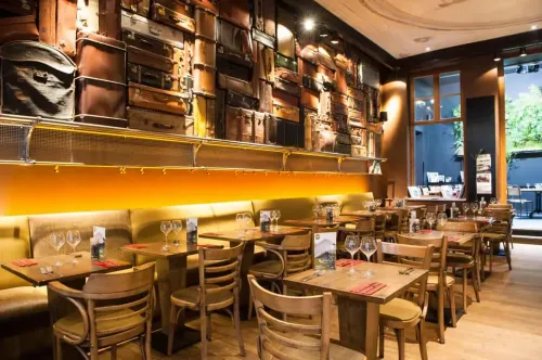 Vintage Travel-Themed Venue for Social Events