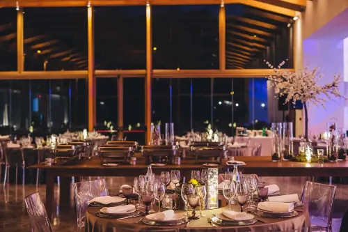 Stunning Glass-Walled Venue With Garden Views for Grand Celebrations