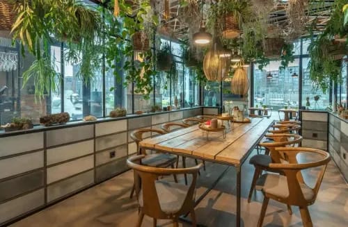 Stunning glasshouse for private dining