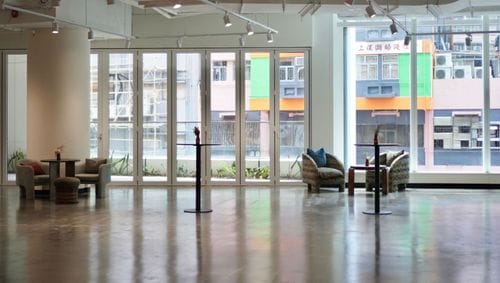 Minimalist Event Space with Natural Lighting